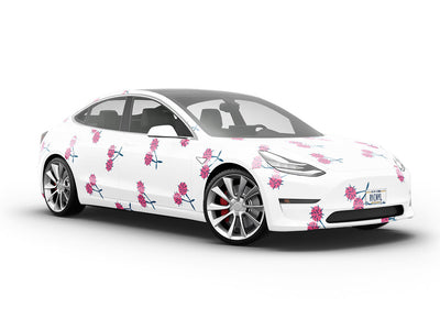 Kwai Mai Pink Fruit Vehicle Vinyl Wrap