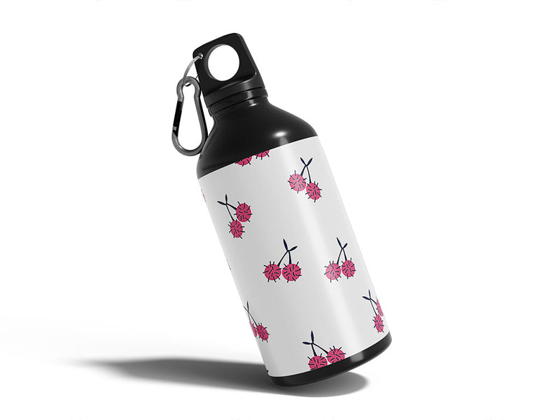 kwai mai pink fruit Water Bottle DIY Stickers