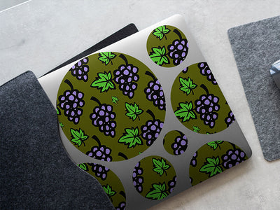 kyoho crunch fruit DIY Laptop Stickers