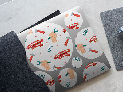 labor day  DIY Laptop Stickers