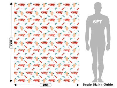 Labor Day Americana Vehicle Wrap Scale~Rwraps Series 914 Labor Day Americana Measurements~2