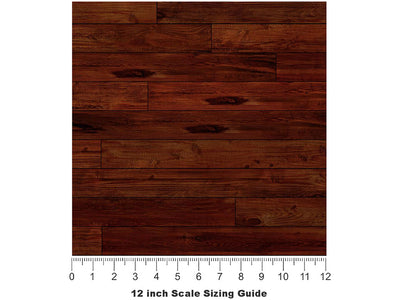 Lacewood  Wooden Parquet Vinyl Film Pattern Size 12 inch Scale~Rwraps Lacewood  Wooden Parquet Sizing Chart~3