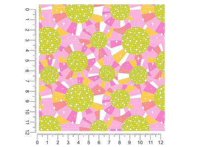 ladies disco mosaic 1ft x 1ft Craft Sheets