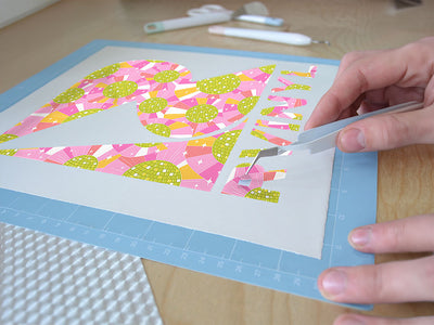 ladies disco mosaic Easy Weed Craft Vinyl