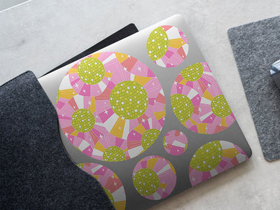 ladies disco mosaic DIY Laptop Stickers