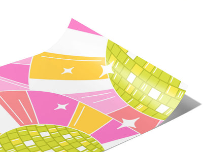 Ladies Disco Mosaic Vinyl Wraps~Rwraps Series 914 Digitally Printed Vinyl Wrap~0