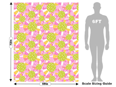 Ladies Disco Mosaic Vehicle Wrap Scale~Rwraps Series 914 Ladies Disco Mosaic Measurements~1