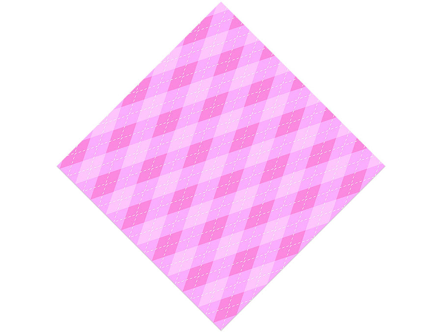 Ladies Golf Argyle Vinyl Wrap Pattern