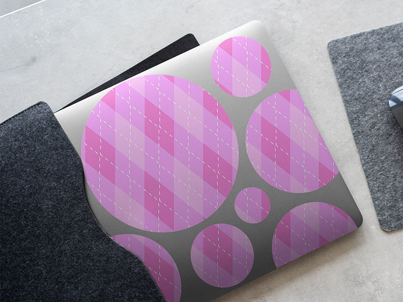 ladies golf argyle DIY Laptop Stickers