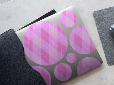 ladies golf argyle DIY Laptop Stickers