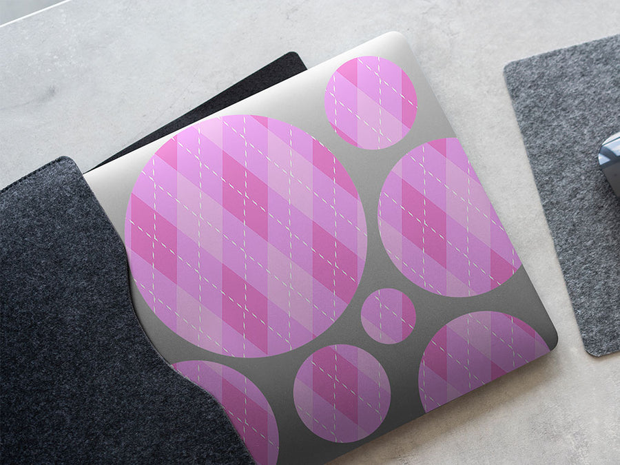 ladies golf argyle DIY Laptop Stickers