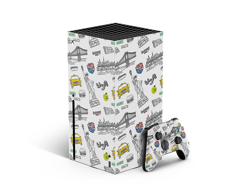 lady liberty  XBOX DIY Decal