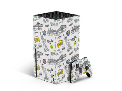 lady liberty  XBOX DIY Decal