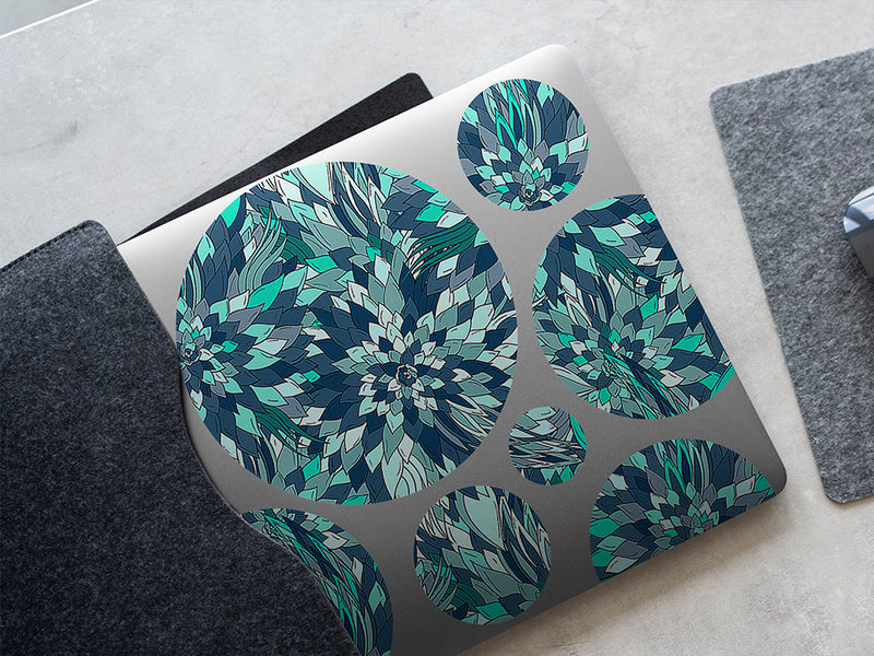lady saso floral DIY Laptop Stickers