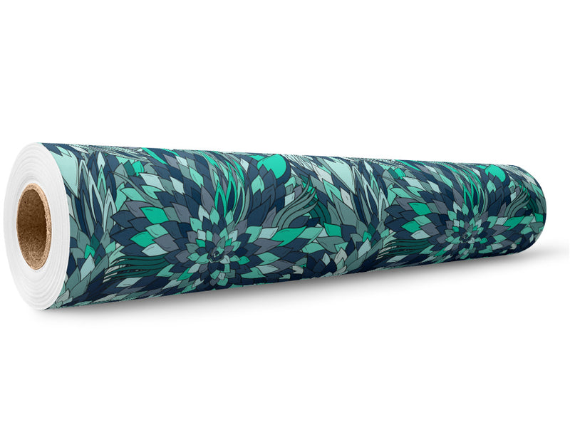 Lady Saso Floral Wrap Film Wholesale Roll~Rwraps Series 914 Digitally Printed Vinyl Roll~5