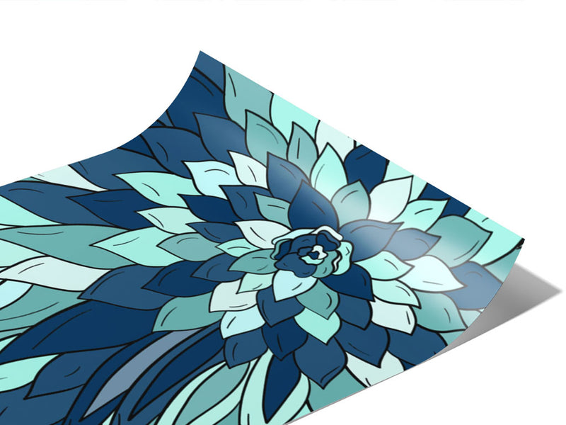 Lady Saso Floral Vinyl Wraps~Rwraps Series 914 Digitally Printed Vinyl Wrap~0