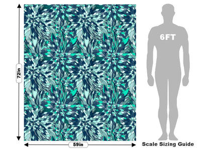 Lady Saso Floral Vehicle Wrap Scale~Rwraps Series 914 Lady Saso Floral Measurements~1