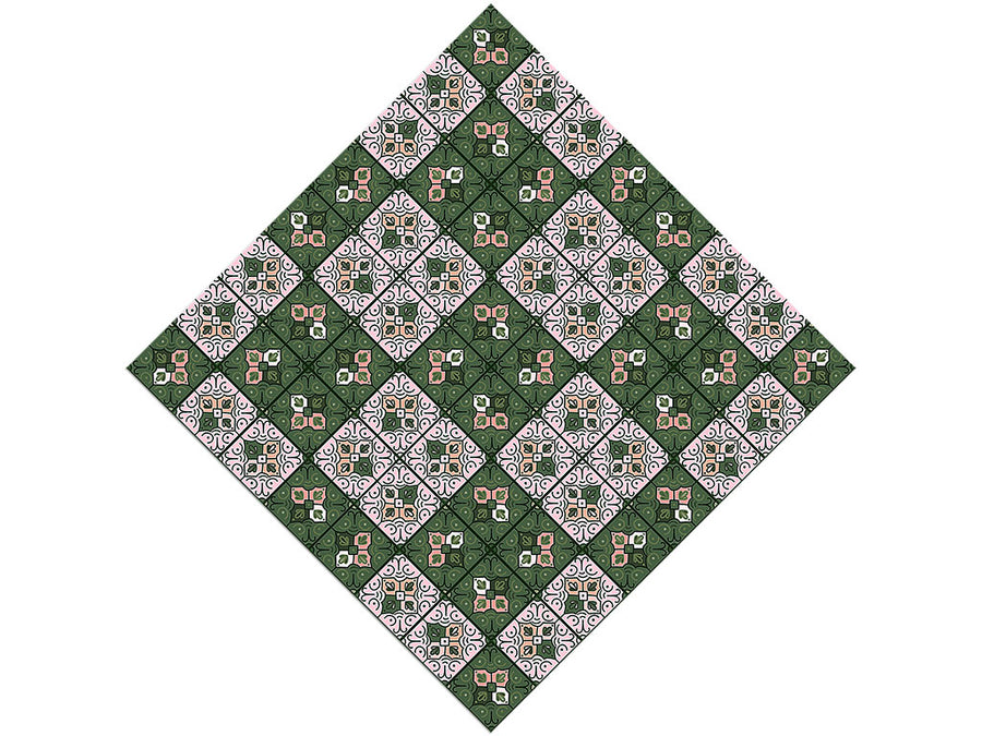 Lady's Mantle Tile Vinyl Wrap Pattern
