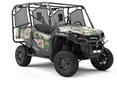 Lady's Mantle Tile Utility Vehicle Vinyl Wrap