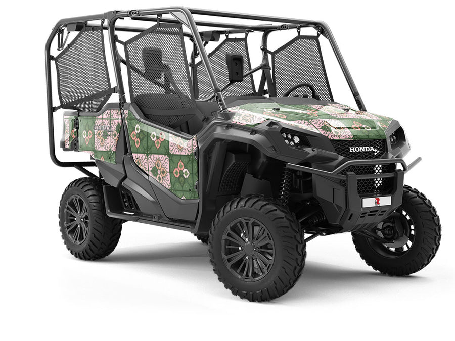 Lady's Mantle Tile Utility Vehicle Vinyl Wrap