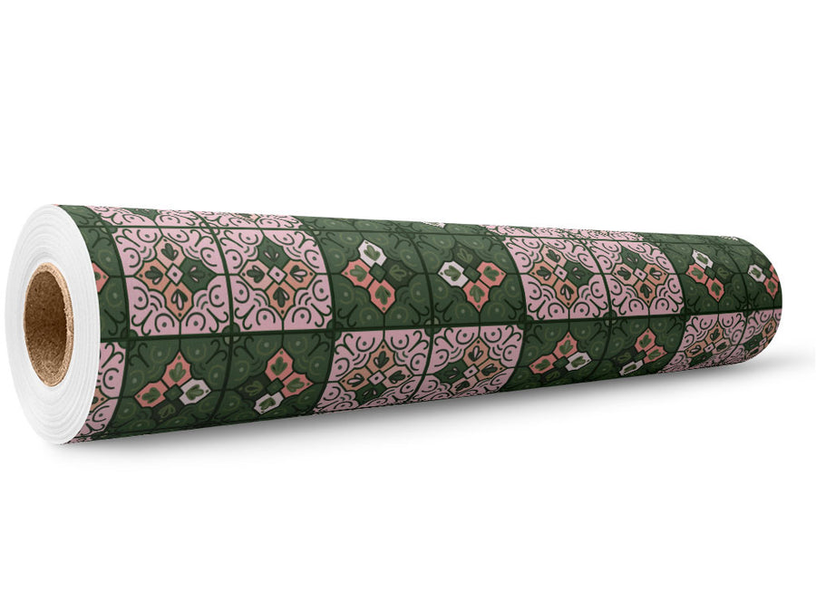 Lady's Mantle Tile Wrap Film Wholesale Roll~Rwraps Series 914 Digitally Printed Vinyl Roll~5