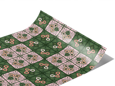 Lady's Mantle Tile Vinyl Wraps~Rwraps Series 914 Digitally Printed Vinyl Wrap~1