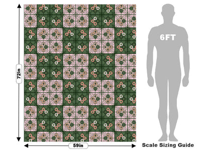 Lady's Mantle Tile Vehicle Wrap Scale~Rwraps Series 914 Lady's Mantle Tile Measurements~2