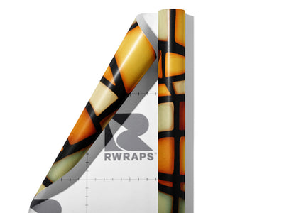 Laguna Beach Mosaic Wrap Film Sheets~Rwraps Series 914 Laguna Beach Mosaic Scrolled Sheet~3