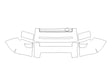 defender Avery Dennison Clear Bra Bumper Precut PPF Diagram