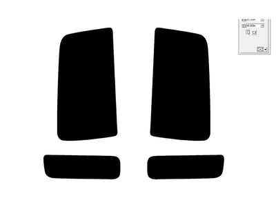 discovery Precut Tail Light Tint Diagram