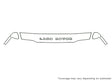 discovery Avery Dennison Clear Bra Hood Precut PPF Diagram