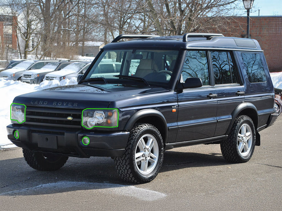 land rover discovery 2003-2004 Headlight Protection Installation Location