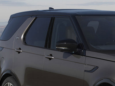 land rover discovery 2017-2024 Brushed Aluminum Black Pillar Cover Diagram