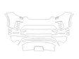 discovery 3M Clear Bra Bumper Precut PPF Diagram