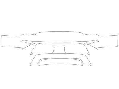 land-rover discovery 3M Clear Bra Door Cup Precut PPF Diagram