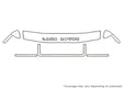 discovery ii 3M Clear Bra Hood Precut PPF Diagram