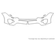 discovery sport 3M Clear Bra Bumper Precut PPF Diagram