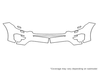 discovery sport 3M Clear Bra Bumper Precut PPF Diagram