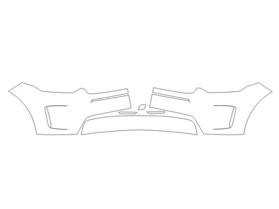 discovery sport 3M Clear Bra Bumper Precut PPF Diagram