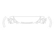 land-rover discovery sport Avery Dennison Clear Bra Hood Precut PPF Diagram