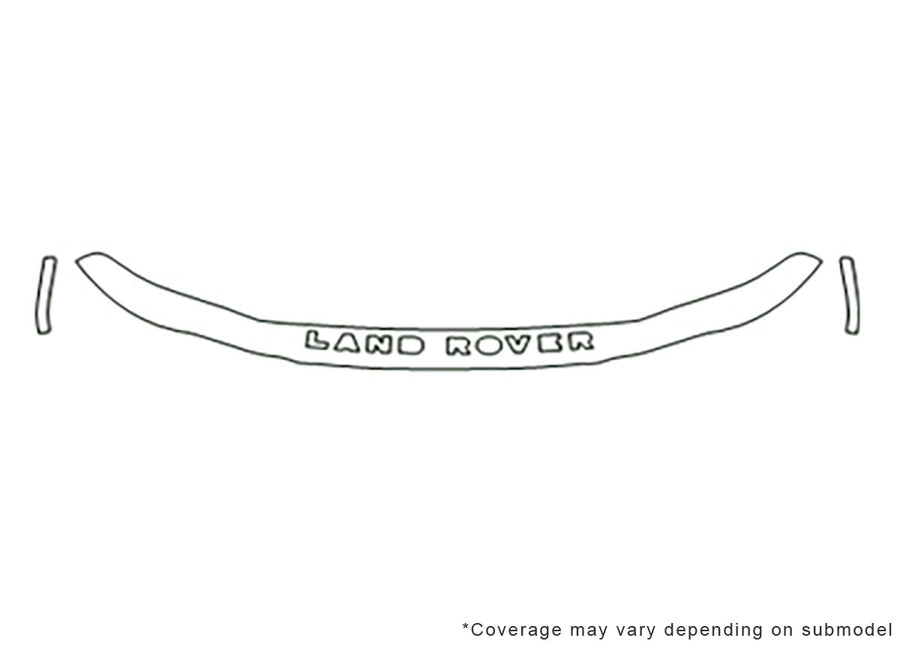freelander Avery Dennison Clear Bra Hood Precut PPF Diagram