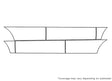 lr2 Avery Dennison Clear Bra Door Cup Precut PPF Diagram