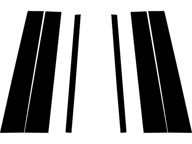 land rover lr2 2008-2015 Gloss Black Pillar Trim