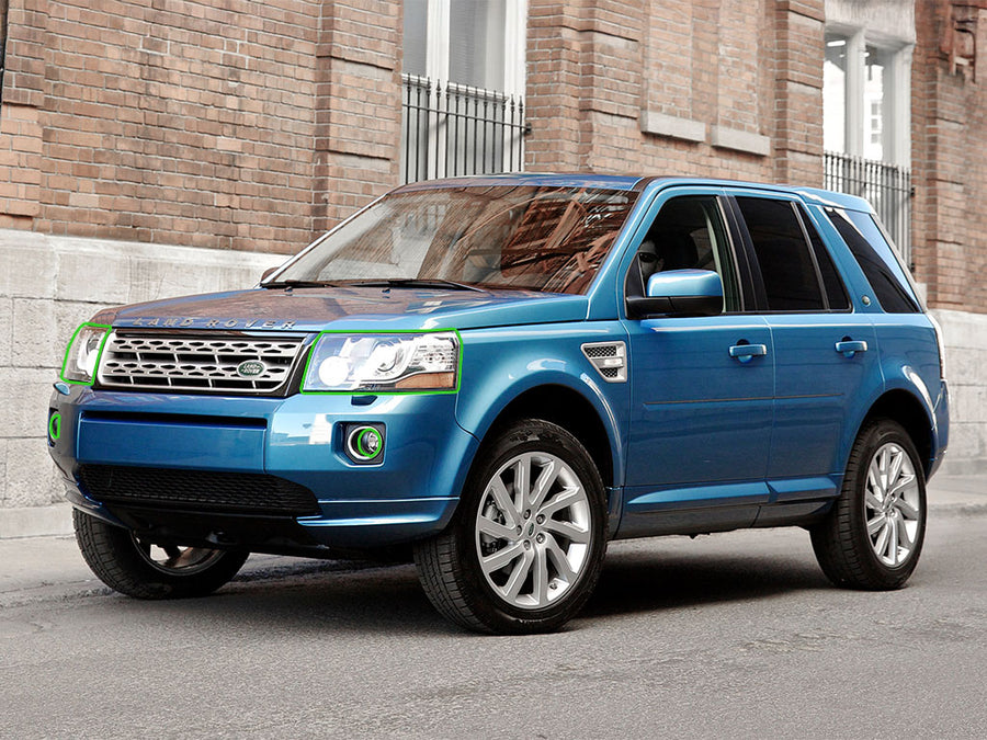 land rover lr2 2009-2015 Headlight Protection Installation Location