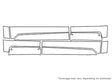 lr2 3M Clear Bra Door Cup Precut PPF Diagram