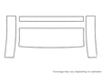lr3 3M Clear Bra Bumper Precut PPF Diagram