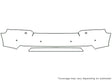 lr3 3M Clear Bra Bumper Precut PPF Diagram