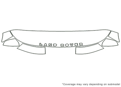lr4 3M Clear Bra Hood Precut PPF Diagram
