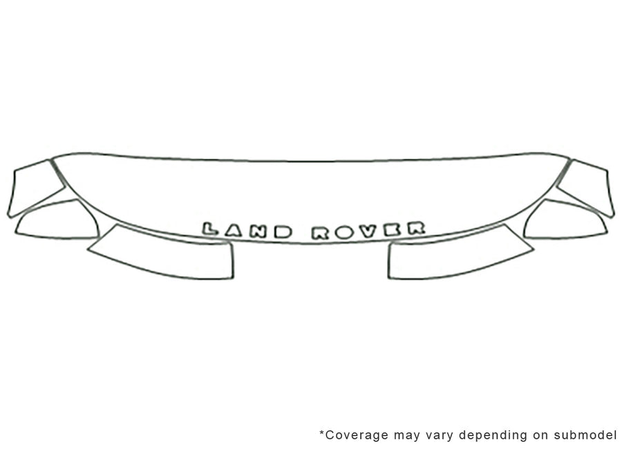 lr4 Avery Dennison Clear Bra Hood Precut PPF Diagram
