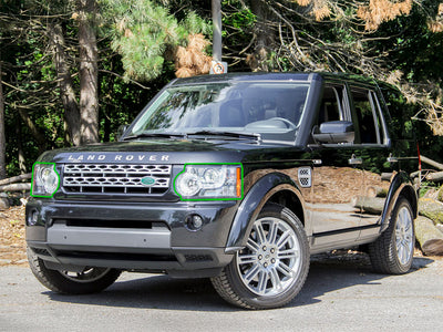 land rover lr4 2010-2013 Headlight Protection Installation Location